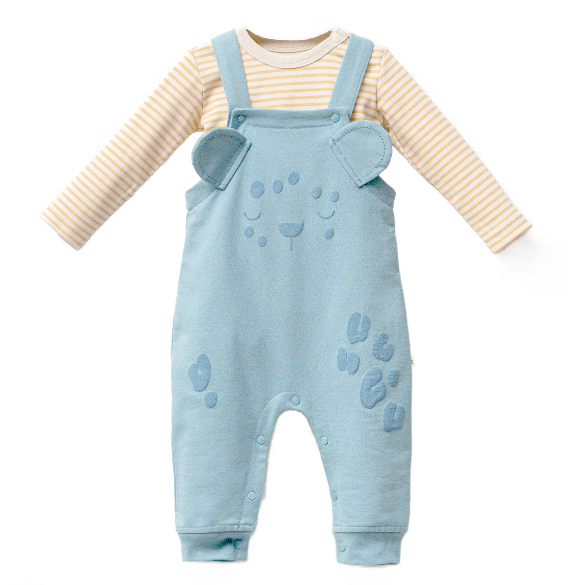 Blue Tiger Overalls Outfit