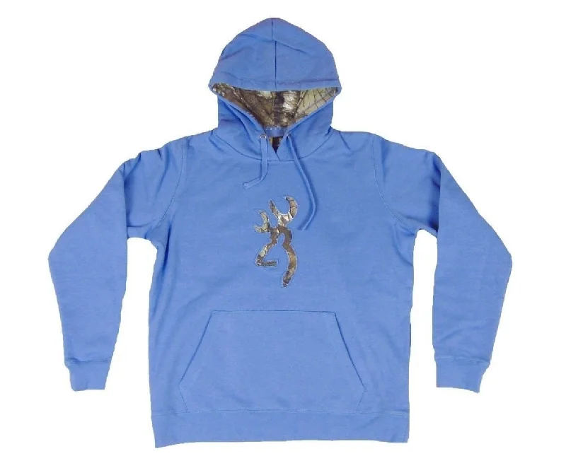 Browning Women's Buckmark Realtree Xtra Camo Hoodie Sweatshirt, Cornflower