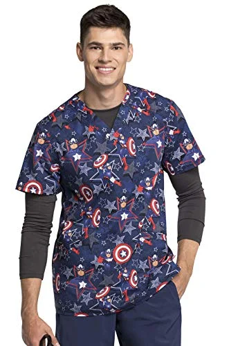 Tooniforms Men Scrubs Top V-Neck TF676