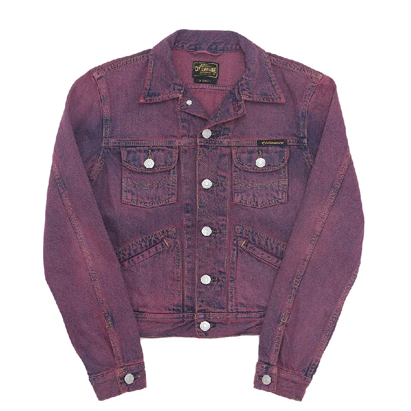 5 Pocket 12.4 oz Denim Ranch Jacket - Pink Memphis Wash