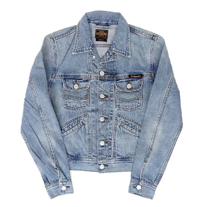 5 Pocket 12.4 oz Denim Ranch Jacket - Memphis Wash