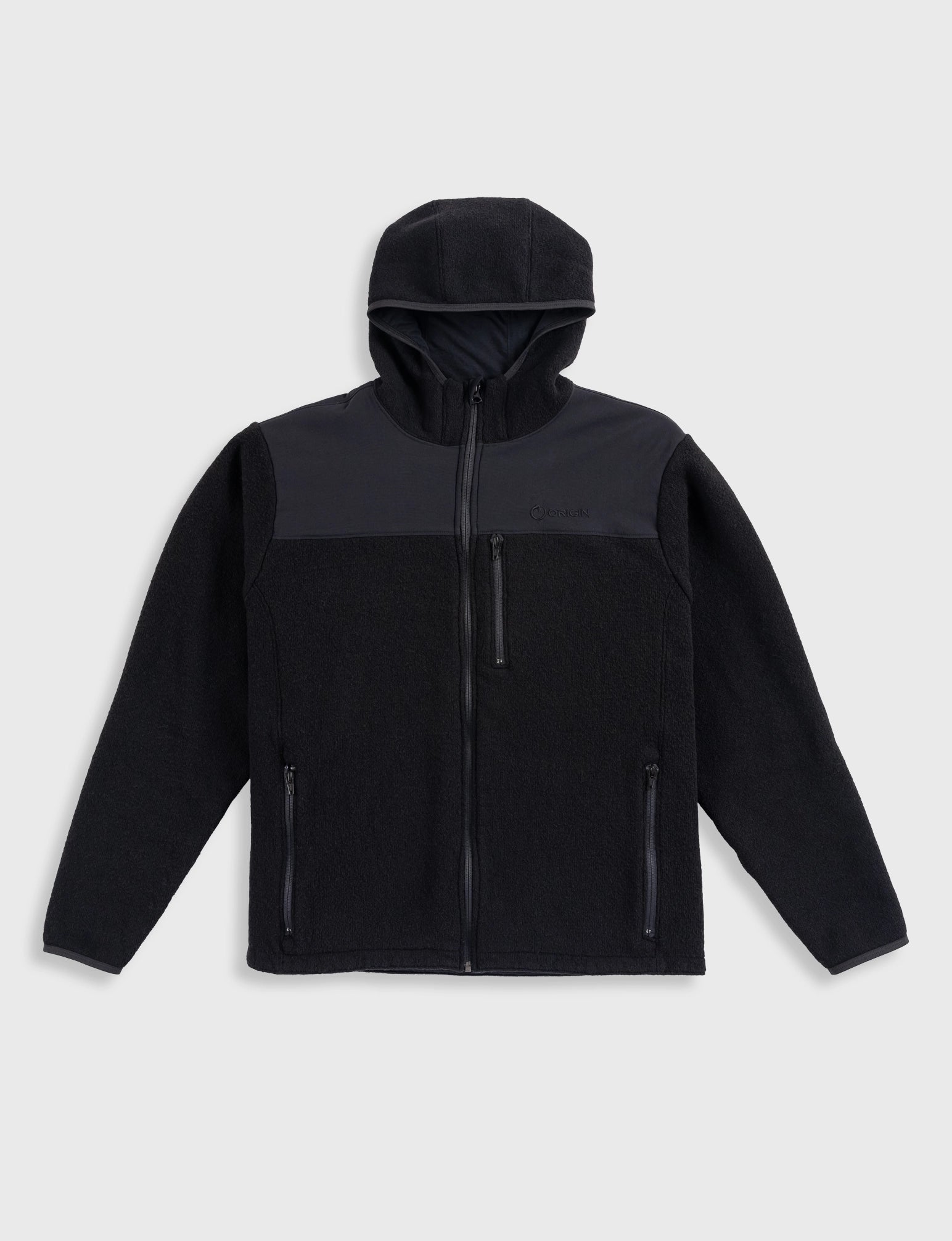 ORIGIN STEALTH WOOL® HOODED JACKET SOLID