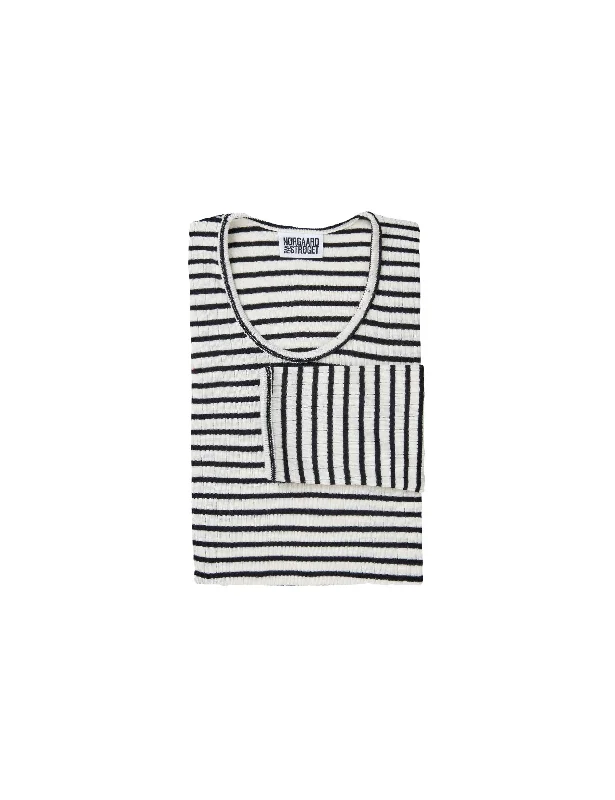 101 Kids NPS Stripes, Ecru/Black