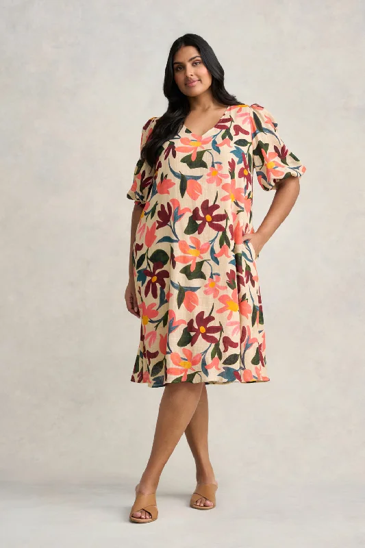 Printed Swing Dress