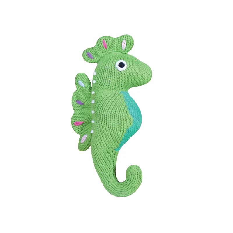 Seahorse Rattle 6"