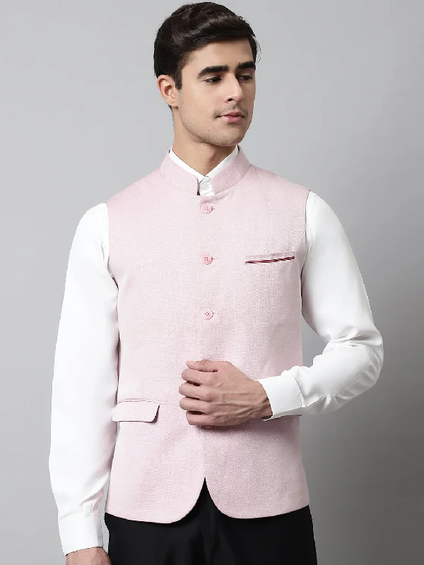 Mens Pink Waist Coat