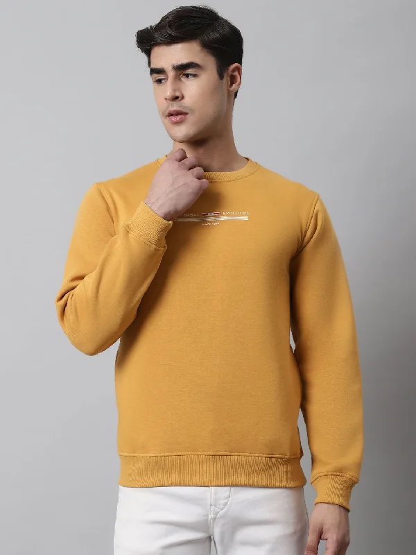 Mens Mustard Sweatshirt