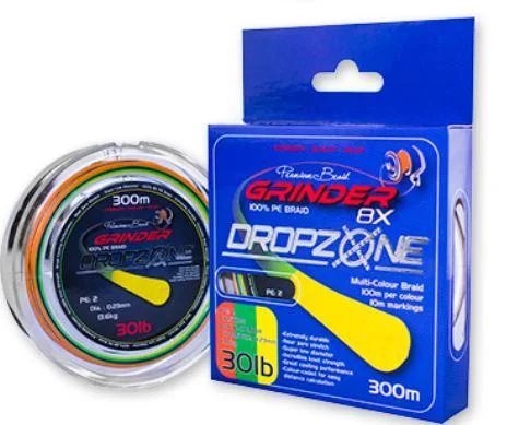 300M - Grinder DropZone 8X Multi Colour Braid