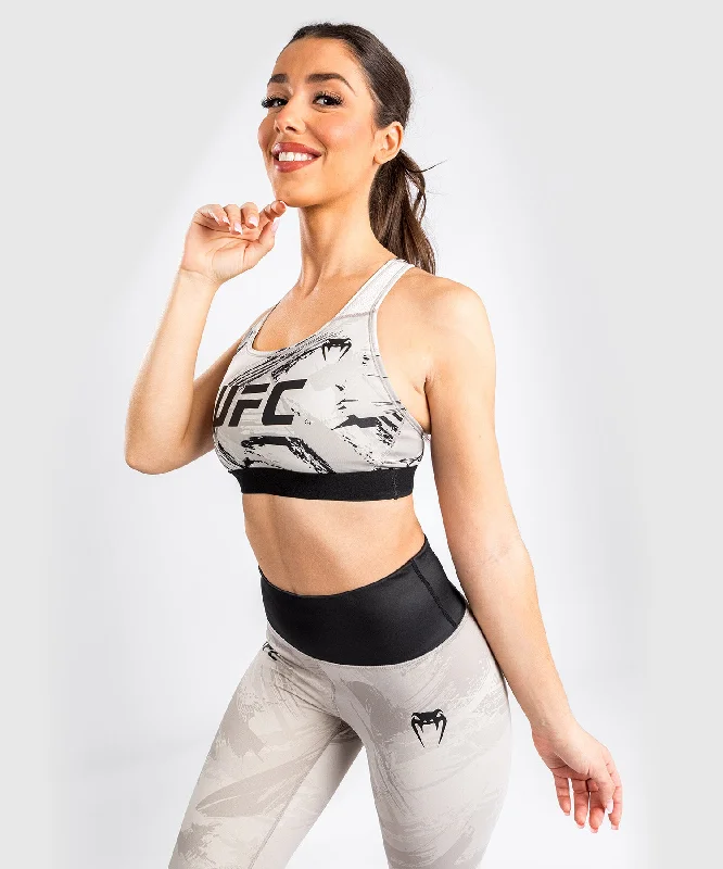 UFC Venum Authentic Fight Week Women’s 2.0 Sport Bra - Sand/Black