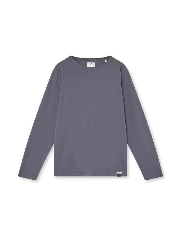 Organic  Thorlino L/S Tee FAV, Dark Grey