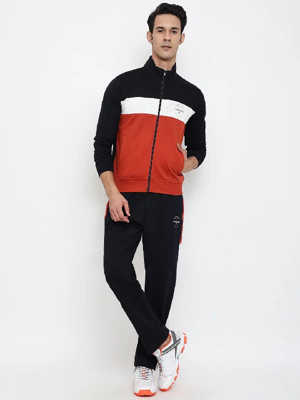 Men Orange Tracksuit