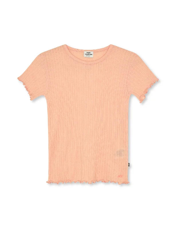 Pointella Trixina Tee, Coral Melange