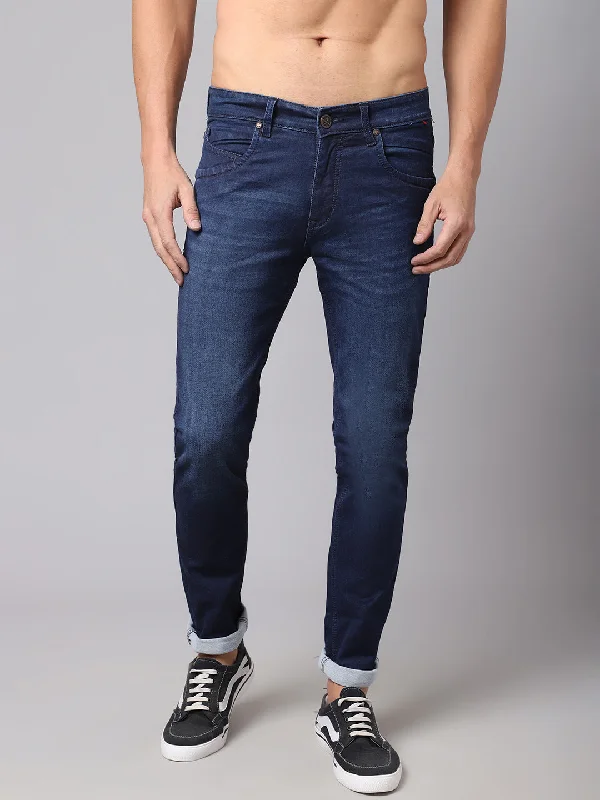 Mens Dark Mercerised Denim