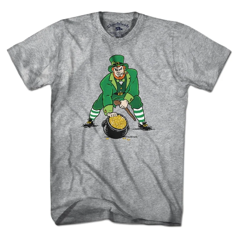 Three Point Stance Saint Pat T-Shirt