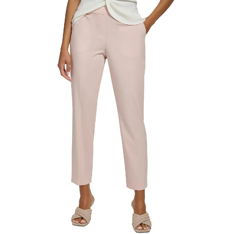 Calvin Klein Womens High Rise Business Straight Leg Pants