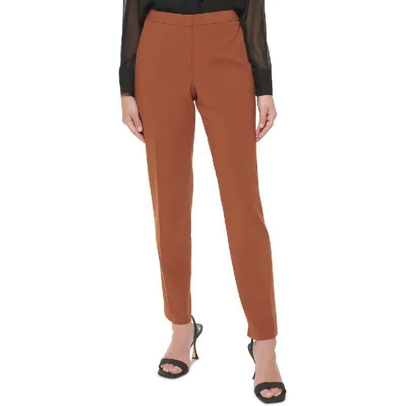 Calvin Klein Womens Highline Tapered Mid-Rise Ankle Pants