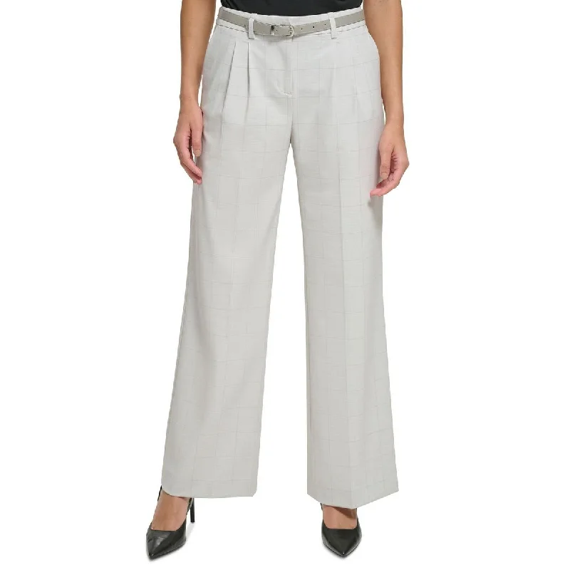 Calvin Klein Womens Petites Professional Business Trouser Pants