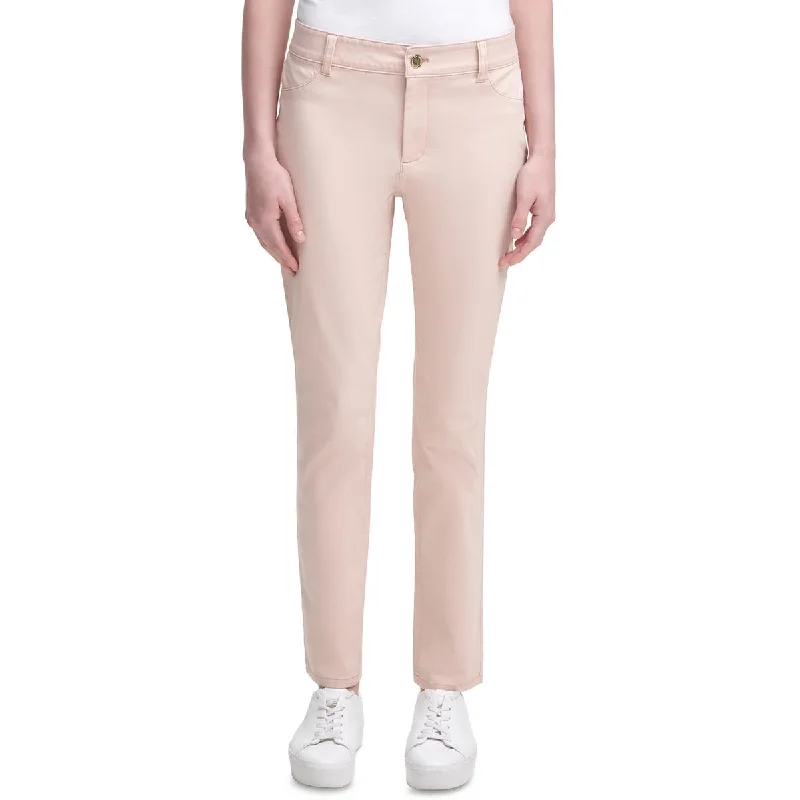 Calvin Klein Womens Twill High Rise Skinny Pants