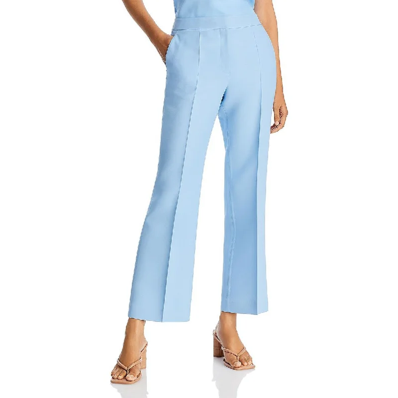 Lafayette 148 New York Womens Wool Flared Ankle Pants