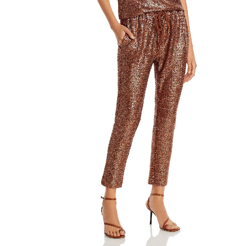 Splendid Womens Oxford Sequined  Skinny Pants