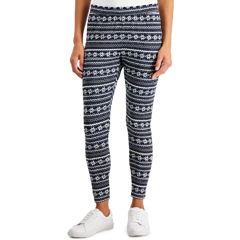 Style & Co. Womens Knit Printed Leggings