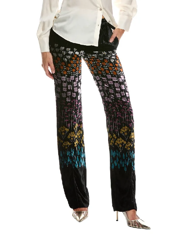 Valentino Silk-Blend Velvet Pant